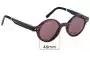 Sunglass Fix Lentes de Repuesto para Oh My Woodness New Forrest - 46mm Wide 