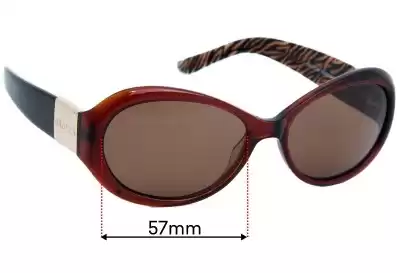 Oroton  Afrique Replacement Lenses 57mm wide 