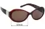 Sunglass Fix Replacement Lenses for Oroton  Afrique - 57mm Wide 