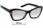Sunglass Fix Ersatzgläser für Prada SPR07X and PS07XS - 55mm Wide 