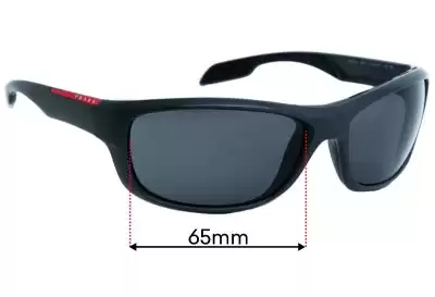 Prada SPS13U Ersatzgläser 65mm wide 
