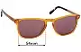 Sunglass Fix Replacement Lenses for Specsavers Monkfish Sun Rx - 54mm Wide 