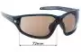 Sunglass Fix Ersatzgläser für Adidas A193 Evil Eye Evo Pro L - 72mm Wide 
