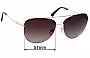 Sunglass Fix Replacement Lenses for Alex Perry AP Men Sun Rx 52 - 57mm Wide 