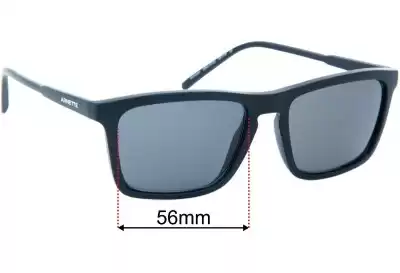 Arnette Shyguy AN4283 Replacement Lenses 56mm wide 