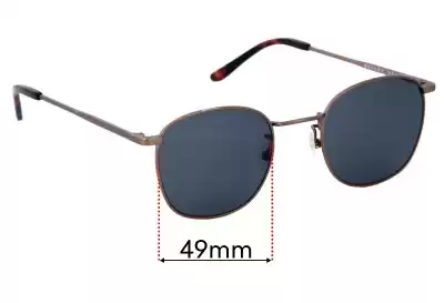 Bailey Nelson  Theodore Replacement Lenses 49mm wide 