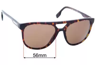 Burberry B 4302 Replacement Lenses 56mm wide 