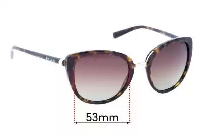 Bvlgari 8177 Replacement Lenses 53mm wide 