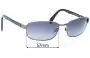 Sunglass Fix Verres de Remplacement pour Bill Bass Gordan 25469 - 57mm Wide 