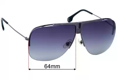 Carrera 1013/S Ersatzgläser 64mm wide 