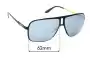 Sunglass Fix Verres de Remplacement pour Carrera 121/S - 62mm Wide 