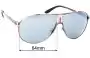 Sunglass Fix Ersatzgläser für Carrera New Panamerika - 64mm Wide 