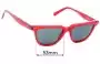 Sunglass Fix Lentes de Repuesto para Celine CL 40238U - 53mm Wide 