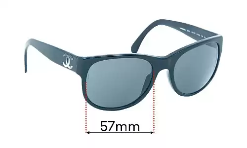 Chanel 5182 Lentes de Repuesto 57mm wide 
