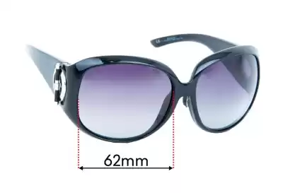 Christian Dior Design 1 Replacement Lenses 62mm wide 