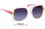 Sunglass Fix Replacement Lenses for Christian Dior Dior Jupon 3 - 54mm Wide 
