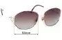 Sunglass Fix Replacement Lenses for Christian Dior Vintage Unknown - 59mm Wide 