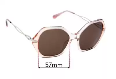 Coach HC8315 Replacement Lenses 57mm wide 