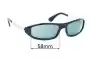 Sunglass Fix Lentes de Repuesto para Diesel Sister Yes - 58mm Wide 