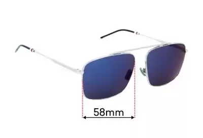 Christian Dior DIOR 0220S Replacement Lenses 58mm wide 