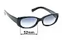 Sunglass Fix Ersatzgläser für DKNY 7910S - 52mm Wide 