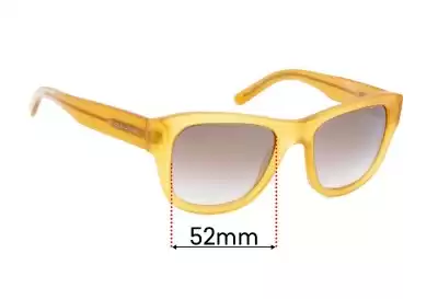 Dolce & Gabbana DG43177 Domenico Replacement Lenses 52mm wide 