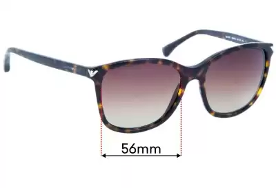 Emporio Armani EA4060 Replacement Lenses 56mm wide 