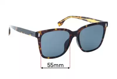 Fendi FF M0053/F/S Replacement Lenses 55mm wide 