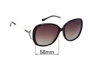 Gucci GG0649SK Ersatzgläser 58mm wide 