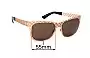 Sunglass Fix Replacement Lenses for Gucci GG4266/S - 55mm Wide 