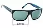 Sunglass Fix Replacement Lenses for John Varvatos V765 - 62mm Wide 