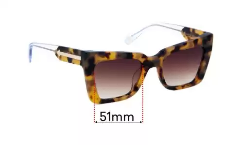 Sunglass Fix Replacement Lenses for Karen Walker Immortal - 51mm Wide Sunglass Fix Replacement Lenses for Karen Walker Immortal - 51mm Wide