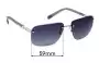 Sunglass Fix Replacement Lenses for Louis Vuitton  Z0435U - 59mm Wide 