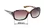 Sunglass Fix Lentes de Repuesto para Mako SeaBreeze 9588 - 60mm Wide 