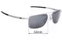 Sunglass Fix Verres de Remplacement pour Oakley Gauge 8 OO4124 - 62mm Wide 