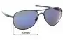 Sunglass Fix Lentes de Repuesto para Oakley Plaintiff OO4057 - 61mm Wide 