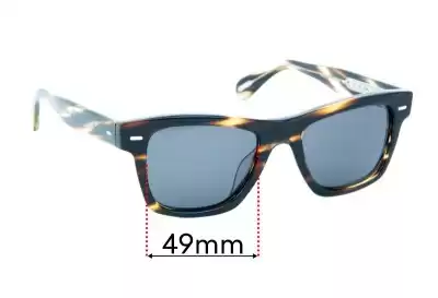 Oliver Peoples OV5393SU Replacement Lenses 49mm wide 