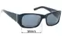 Sunglass Fix Replacement Lenses for Oroton  Enchant - 56mm Wide 