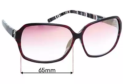 Paul Frank Industries Jets to Brazil Replacement Lenses 65mm wide 