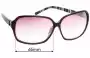 Sunglass Fix Replacement Lenses for Paul Frank Industries Jets to Brazil - 65mm Wide 