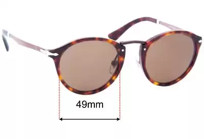 Persol 3248-S Replacement Lenses 49mm wide 