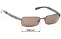 Sunglass Fix Lentes de Repuesto para Police 2554 - 54mm Wide 
