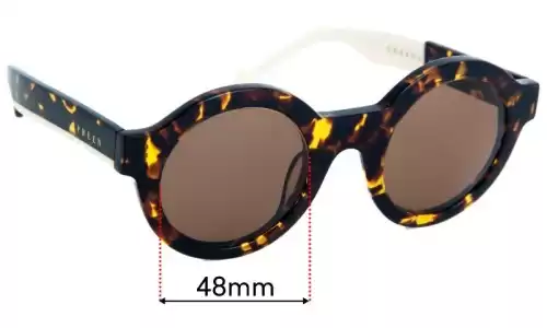 Sunglass Fix Replacement Lenses for Preen by Thornton Bregazzi Big Ben - 48mm Wide 