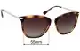 Sunglass Fix Verres de Remplacement pour Ralph Lauren RA 5245 - 55mm Wide 