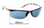 Sunglass Fix Replacement Lenses for Ray-Ban RB4085 - 68mm Wide 