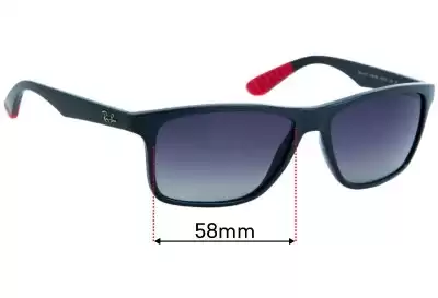 Ray-Ban RB4234 Ersatzgläser 58mm wide 