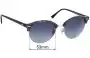 Sunglass Fix Replacement Lenses for Ray-Ban RB4246F - 53mm Wide 