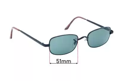 Ray-Ban B&L W2951 Lentes de Repuesto 51mm wide 