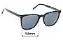 Sunglass Fix Replacement Lenses for Saint Laurent  SL 94 - 54mm Wide 