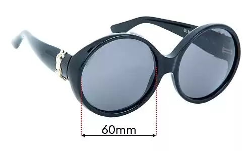 Sunglass Fix Replacement Lenses for Saint Laurent  SL M1 - 60mm Wide 